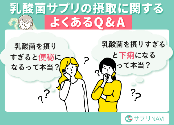 乳酸菌サプリの摂取に関するよくあるQ&A